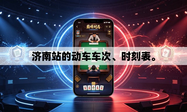 济南站的动车车次	、时刻表。