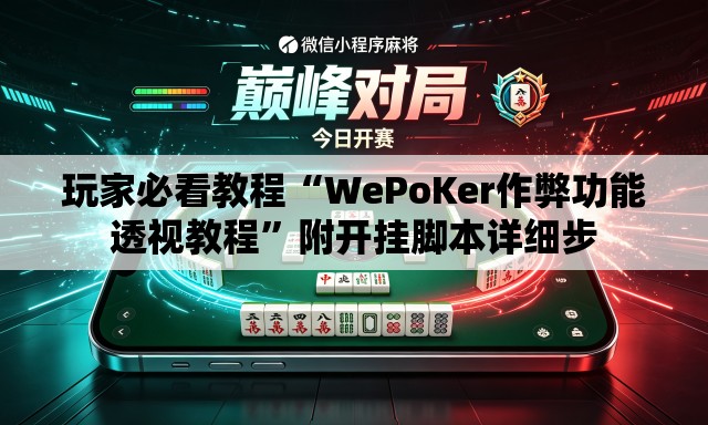 玩家必看教程“WePoKer作弊功能透视教程”附开挂脚本详细步