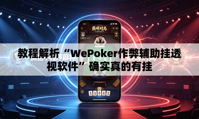 教程解析“WePoker作弊辅助挂透视软件	”确实真的有挂