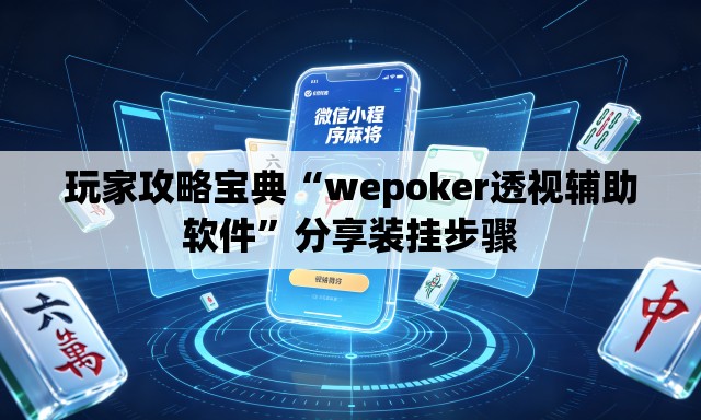 玩家攻略宝典“wepoker透视辅助软件”分享装挂步骤