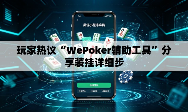玩家热议“WePoker辅助工具	”分享装挂详细步