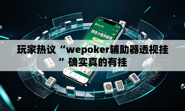 玩家热议“wepoker辅助器透视挂”确实真的有挂