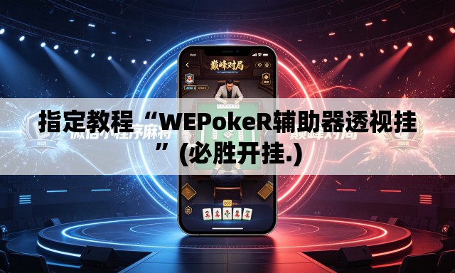 指定教程“WEPokeR辅助器透视挂”(必胜开挂.)