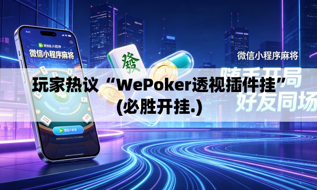 玩家热议“WePoker透视插件挂”(必胜开挂.)