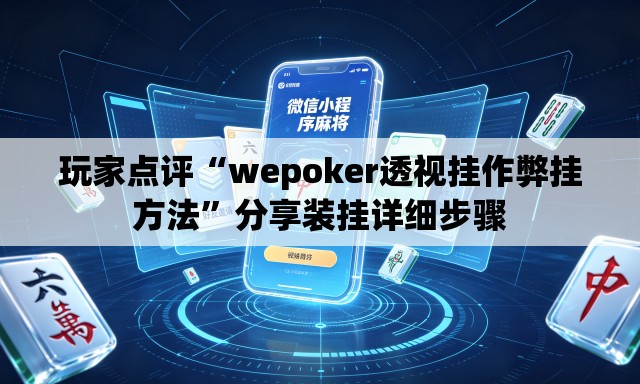 玩家点评“wepoker透视挂作弊挂方法	”分享装挂详细步骤