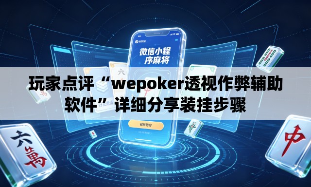 玩家点评“wepoker透视作弊辅助软件”详细分享装挂步骤