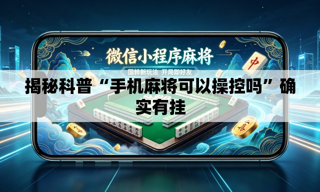 揭秘科普“手机麻将可以操控吗	”确实有挂