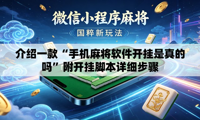 介绍一款“手机麻将软件开挂是真的吗”附开挂脚本详细步骤