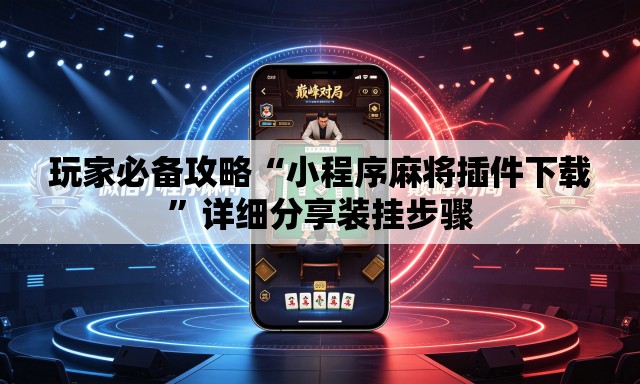 玩家必备攻略“小程序麻将插件下载”详细分享装挂步骤