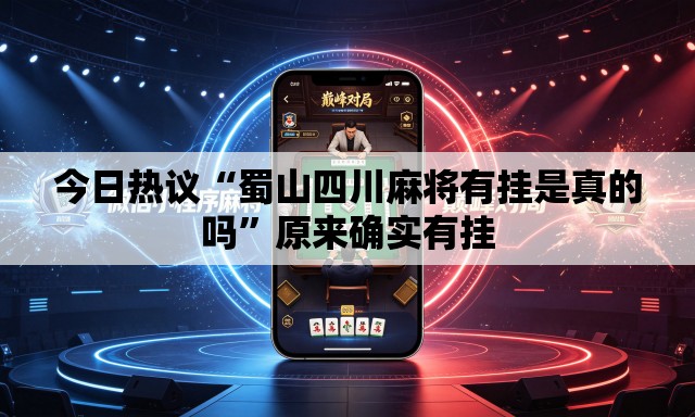 今日热议“蜀山四川麻将有挂是真的吗”原来确实有挂