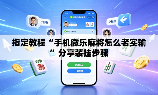 指定教程“手机微乐麻将怎么老实输”分享装挂步骤