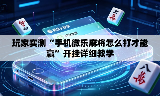 玩家实测“手机微乐麻将怎么打才能赢”开挂详细教学