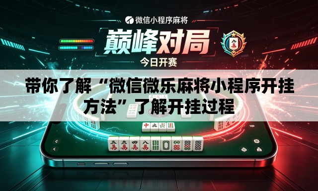 带你了解“微信微乐麻将小程序开挂方法	”了解开挂过程
