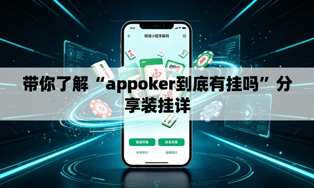 带你了解“appoker到底有挂吗	”分享装挂详