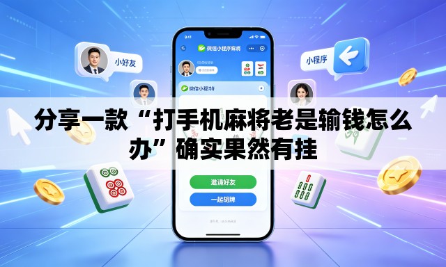 分享一款“打手机麻将老是输钱怎么办	”确实果然有挂