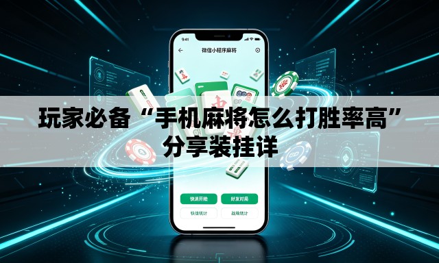 玩家必备“手机麻将怎么打胜率高”分享装挂详