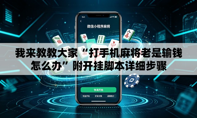 我来教教大家“打手机麻将老是输钱怎么办”附开挂脚本详细步骤