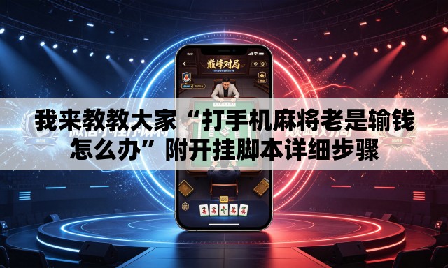 我来教教大家“打手机麻将老是输钱怎么办”附开挂脚本详细步骤