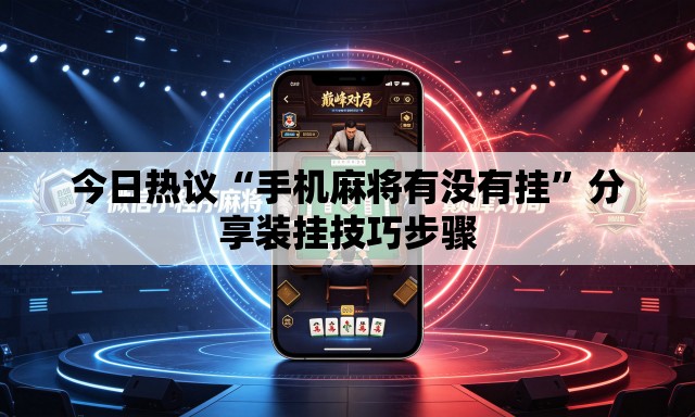 今日热议“手机麻将有没有挂	”分享装挂技巧步骤