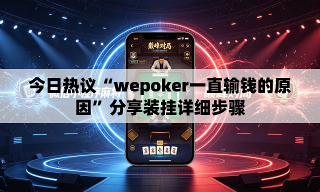 今日热议“wepoker一直输钱的原因”分享装挂详细步骤