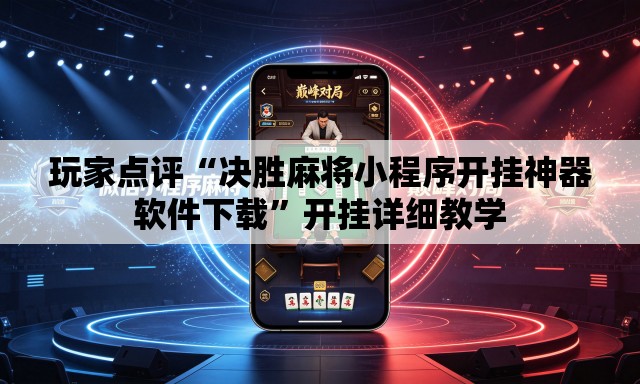 玩家点评“决胜麻将小程序开挂神器软件下载”开挂详细教学