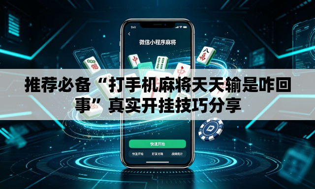 推荐必备“打手机麻将天天输是咋回事	”真实开挂技巧分享