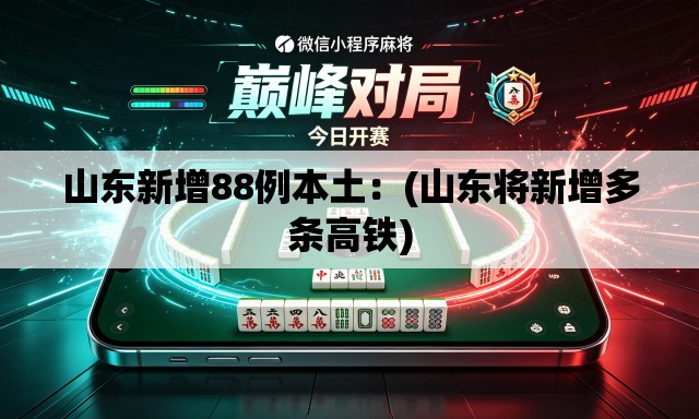 山东新增88例本土:(山东将新增多条高铁) 山东新增88例本土:(山东将新增多条高铁)