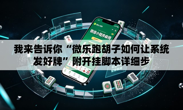 我来告诉你“微乐跑胡子如何让系统发好牌”附开挂脚本详细步