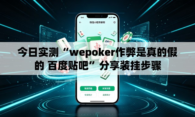 今日实测“wepoker作弊是真的假的 百度贴吧	”分享装挂步骤
