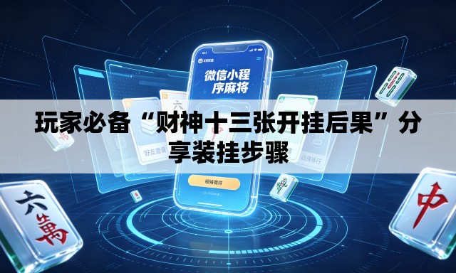 玩家必备“财神十三张开挂后果”分享装挂步骤
