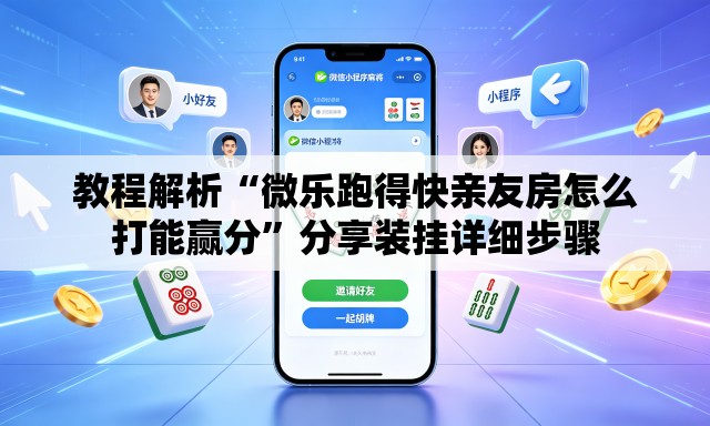 教程解析“微乐跑得快亲友房怎么打能赢分”分享装挂详细步骤