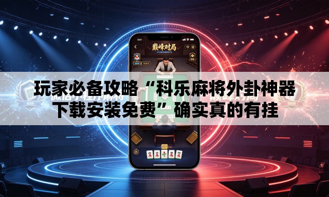 玩家必备攻略“科乐麻将外卦神器下载安装免费	”确实真的有挂