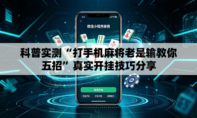科普实测“打手机麻将老是输教你五招”真实开挂技巧分享