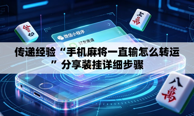 传递经验“手机麻将一直输怎么转运”分享装挂详细步骤
