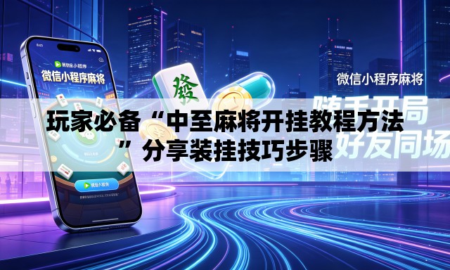 玩家必备“中至麻将开挂教程方法”分享装挂技巧步骤