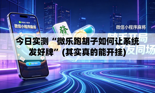 今日实测“微乐跑胡子如何让系统发好牌	”(其实真的能开挂)