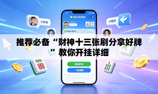 推荐必备“财神十三张刷分拿好牌”教你开挂详细