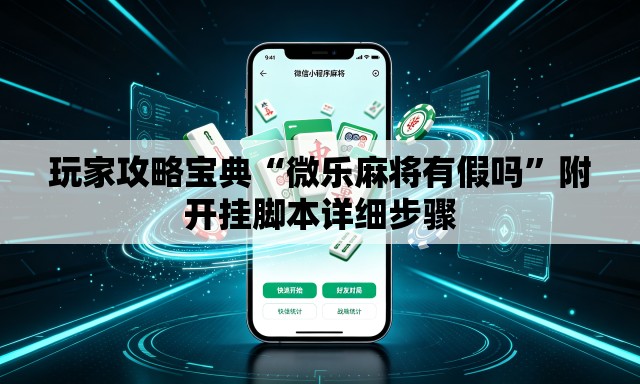 玩家攻略宝典“微乐麻将有假吗	”附开挂脚本详细步骤