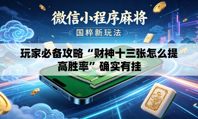 玩家必备攻略“财神十三张怎么提高胜率”确实有挂