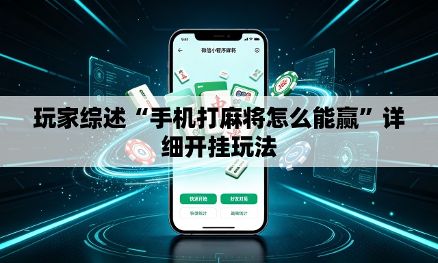 玩家综述“手机打麻将怎么能赢”详细开挂玩法
