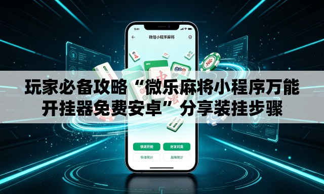 玩家必备攻略“微乐麻将小程序万能开挂器免费安卓”分享装挂步骤