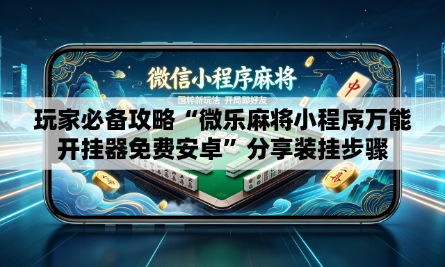 玩家必备攻略“微乐麻将小程序万能开挂器免费安卓	”分享装挂步骤