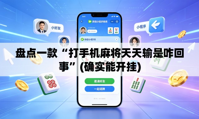盘点一款“打手机麻将天天输是咋回事	”(确实能开挂)