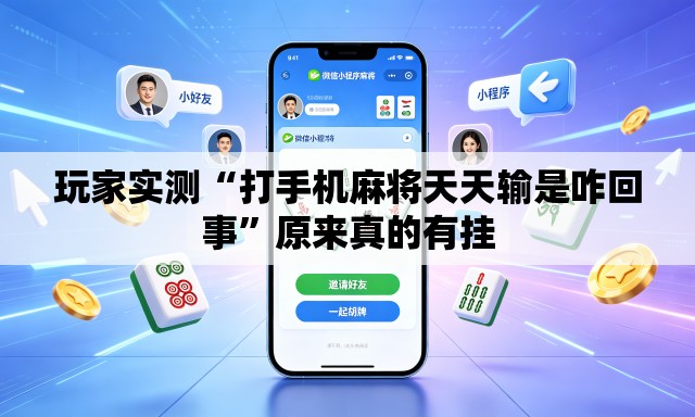 玩家实测“打手机麻将天天输是咋回事	”原来真的有挂