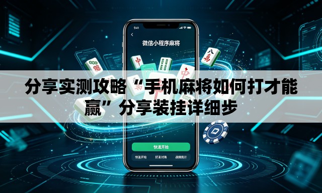 分享实测攻略“手机麻将如何打才能赢”分享装挂详细步