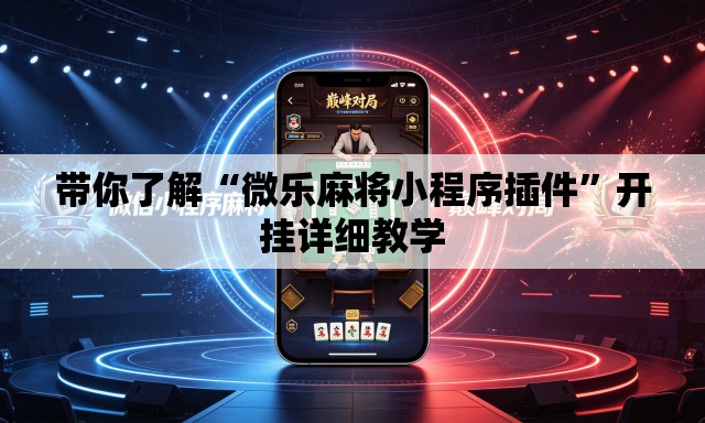 带你了解“微乐麻将小程序插件”开挂详细教学