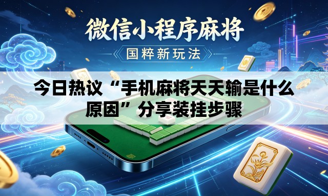 今日热议“手机麻将天天输是什么原因	”分享装挂步骤