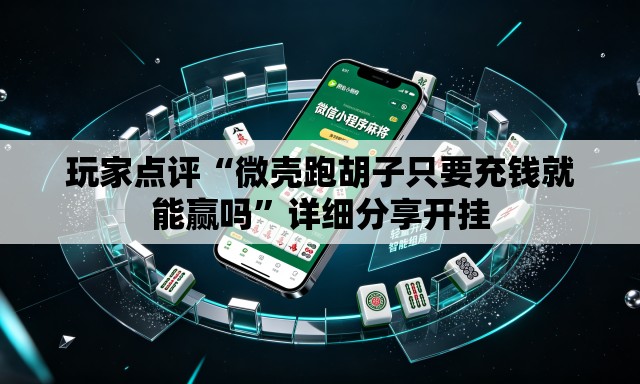 玩家点评“微壳跑胡子只要充钱就能赢吗”详细分享开挂