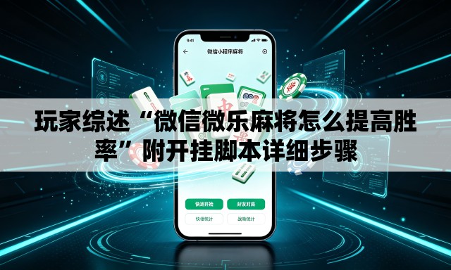玩家综述“微信微乐麻将怎么提高胜率”附开挂脚本详细步骤