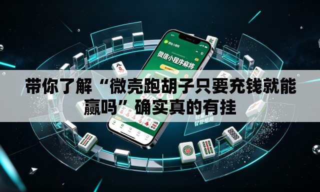 带你了解“微壳跑胡子只要充钱就能赢吗”确实真的有挂